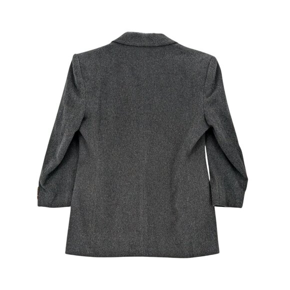Vintage Blazer Jacket Women Size 8 Wool Cashmere Tailored Office Equestrian USA - Picture 2 of 8